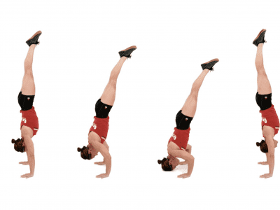 Freestanding handstand push up