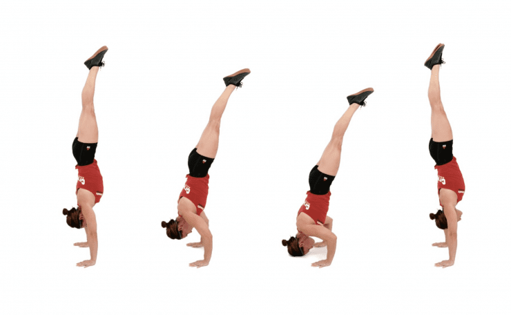Freestanding handstand push up